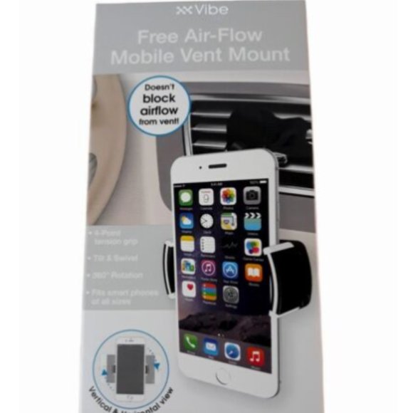 Vibe auto - Free Air-flow Mobile Vent Mount Cell Phone Holder - Picture 3 of 8
